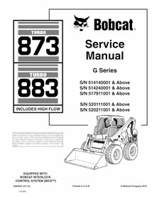 BOBCAT-873_883-6900847-sm Bobcat 873, 883 skid steer loader manual de servicio en pdf