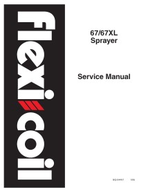 New Holland Flexicoil 67, 67XL sprayer service manual - New Holland Agriculture manuals - NH-SQ-044V1