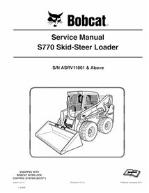 BOBCAT-S770-6990111-sm Manual de serviço em pdf da minicarregadeira Bobcat S770