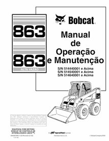 BOBCAT-863-6900937-PT-OM Minicargadora Bobcat 863 pdf manual de operación y mantenimiento ES