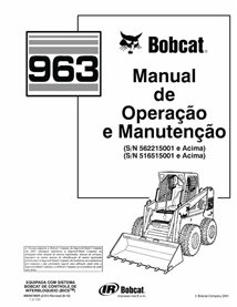 BOBCAT-963-6900878-PT-OM Bobcat 963 minicargadora pdf manual de operación y mantenimiento PT