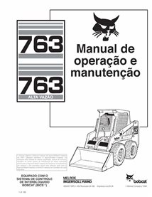 BOBCAT-763-6900371-PT-OM Manuel d'utilisation et d'entretien pdf de la chargeuse compacte Bobcat 763 ES