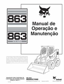 BOBCAT-863-6900373-PT-OM Bobcat 863 chargeur compact pdf manuel d'utilisation et d'entretien PT