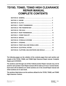 New Holland TD75D / TD95D tractor repair manual - New Holland Agriculture manuals - NH-87572977