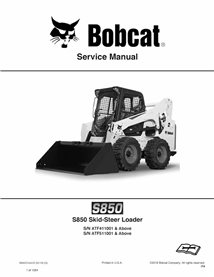 BOBCAT-S850-6990257-sm Manual de serviço em pdf da minicarregadeira Bobcat S850