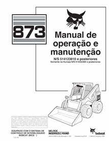 BOBCAT-873-6900791-PT-OM Bobcat 873 chargeur compact pdf manuel d'utilisation et d'entretien PT