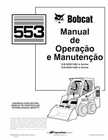 BOBCAT-553-6901823-PT-OM Bobcat 553 skid steer loader pdf operation and maintenance manual PT