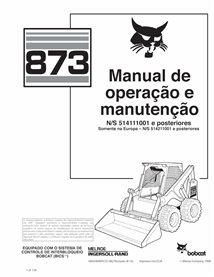 BOBCAT-873-6900369-PT-OM Bobcat 873 minicargadora pdf manual de operación y mantenimiento PT