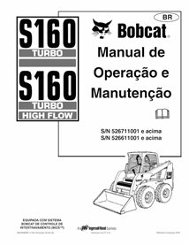 BOBCAT-S160-6902686-PT-OM Bobcat S160 skid steer loader pdf operation and maintenance manual PT
