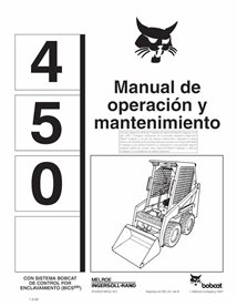 BOBCAT-450-6724207-ES-OM Bobcat 450 skid steer loader pdf operation and maintenance manual ES