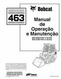 BOBCAT-463-6901175-PT-OM Bobcat 463 skid steer loader pdf operation and maintenance manual PT