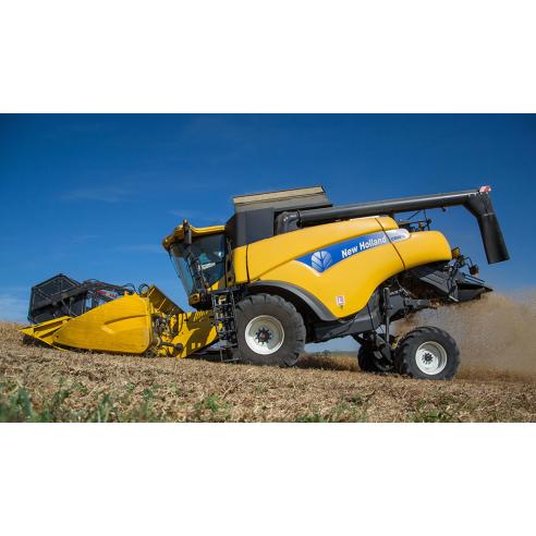 Manual de reparación de la cosechadora New Holland CR9040 / CR9060 / CR9070 - Agricultura de Nueva Holanda manuales - NH-8768...