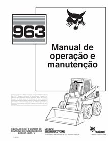 BOBCAT-963-6724543-PT-OM Bobcat 963 skid steer loader pdf operation and maintenance manual PT