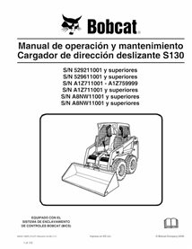 BOBCAT-S130-6904119-ES-OM Minicarregadeira Bobcat S130 pdf manual de operação e manutenção ES