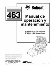 BOBCAT-463-6901175-ES-OM Bobcat 463 skid steer loader pdf operation and maintenance manual ES