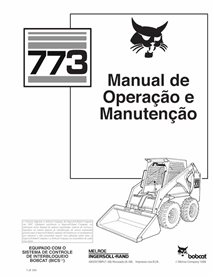 BOBCAT-773-6900372-PT-OM Bobcat 773 skid steer loader pdf operation and maintenance manual PT