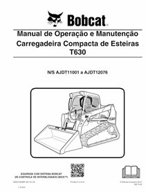BOBCAT-T630-6990750-PT-OM Manuel d'utilisation et d'entretien pdf de la chargeuse compacte sur chenilles Bobcat T630 PT