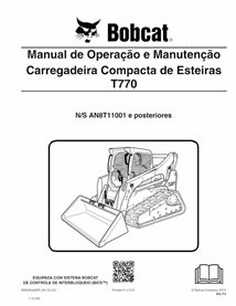 BOBCAT-T770-6990264-PT-OM Bobcat T770 compact track loader pdf operation and maintenance manual PT