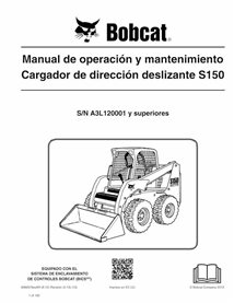BOBCAT-S150-6986979-ES-OM Bobcat S150 skid steer loader pdf operation and maintenance manual ES