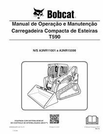 BOBCAT-T590-6989682-PT-OM Manuel d'utilisation et d'entretien pdf de la chargeuse compacte sur chenilles Bobcat T590 PT