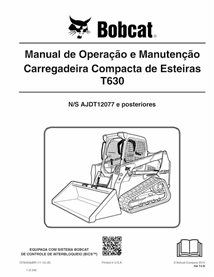 BOBCAT-T630-7276434-PT-OM Bobcat T630 compact track loader pdf operation and maintenance manual PT