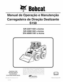 BOBCAT-S150-6904124-PT-OM Manuel d'utilisation et d'entretien pdf de la chargeuse compacte Bobcat S150 PT