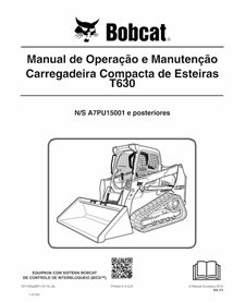 BOBCAT-T630-7277035-PT-OM Bobcat T630 cargador compacto de orugas pdf manual de operación y mantenimiento PT
