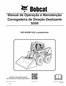 BOBCAT-S550-6990676-PT-OM Manual de operação e manutenção da minicarregadeira Bobcat S550 em formato PDF PT