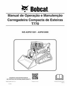 BOBCAT-T770-6989475-PT-OM Bobcat T770 compact track loader pdf operation and maintenance manual PT