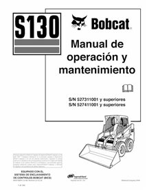 BOBCAT-S130-6903136-ES-OM Minicarregadeira Bobcat S130 pdf manual de operação e manutenção ES