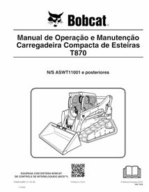 BOBCAT-T870-7248301-PT-OM Bobcat T770 cargador compacto de orugas pdf manual de operación y mantenimiento PT