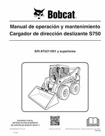 BOBCAT-S750-7252369-ES-OM Manuel d'utilisation et d'entretien pdf de la chargeuse compacte Bobcat S750 ES