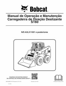 BOBCAT-S160-6987009-PT-OM Minicarregadeira Bobcat S160 pdf manual de operação e manutenção PT