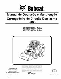 BOBCAT-S160-6904128-PT-OM Manuel d'utilisation et d'entretien pdf de la chargeuse compacte Bobcat S160 PT