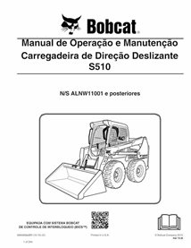 BOBCAT-S510-6990668-PT-OM Manual de operação e manutenção da minicarregadeira Bobcat S510 em PDF ES