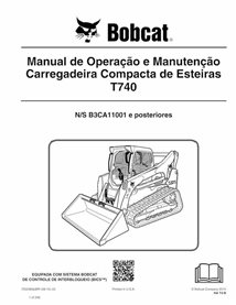 BOBCAT-T740-7252366-PT-OM Manuel d'utilisation et d'entretien pdf de la chargeuse compacte sur chenilles Bobcat T740 PT
