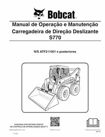 BOBCAT-S770-6990252-PT-OM Bobcat S770 skid steer loader pdf operation and maintenance manual PT