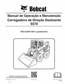 BOBCAT-S570-6990680-PT-OM Bobcat S570 skid steer loader pdf operation and maintenance manual PT