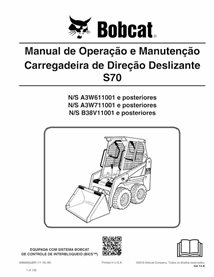BOBCAT-S70-6986660-PT-OM Bobcat S70 skid steer loader pdf operation and maintenance manual PT