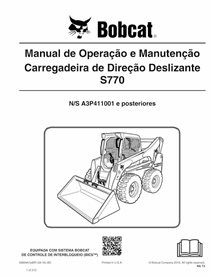BOBCAT-S770-6989467-PT-OM Minicarregadeira Bobcat S770 pdf manual de operação e manutenção PT