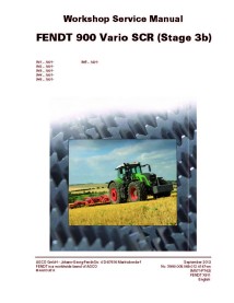 Manual de serviço de oficina de trator Fendt 900-924 / 927/930/933/936 - Fendt manuais - FENDT-72608841