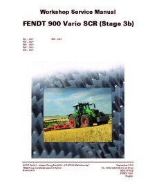 Manuel d'entretien de l'atelier des tracteurs Fendt 900-924/927/930/933/936 - Fendt manuels - FENDT-72608841