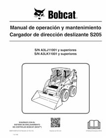 BOBCAT-S205-6987013-ES-OM Minicargadora Bobcat S205 pdf manual de operación y mantenimiento ES
