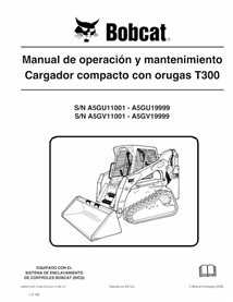 BOBCAT-T300-6986975-ES-OM Bobcat T300 cargador compacto de orugas pdf manual de operación y mantenimiento ES
