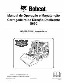 BOBCAT-S650-6990772-PT-OM Bobcat S650 skid steer loader pdf operation and maintenance manual PT