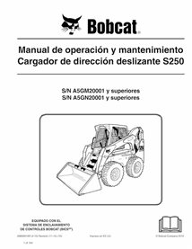 BOBCAT-S250-6986991-ES-OM Bobcat S250 skid steer loader pdf operation and maintenance manual ES