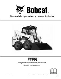 BOBCAT-S650-6987167-ES-OM Bobcat S650 skid steer loader pdf operation and maintenance manual ES