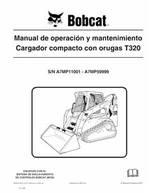 BOBCAT-T320-6986557-ES-OM Bobcat T320 compact track loader pdf operation and maintenance manual ES