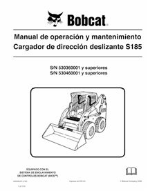 BOBCAT-S185-6986985-ES-OM Minicarregadeira Bobcat S185 pdf manual de operação e manutenção ES