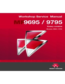 Manual de servicio del taller de la cosechadora Massey Ferguson 9695/9795 - Massey Ferguson manuales - MF-4283358M1